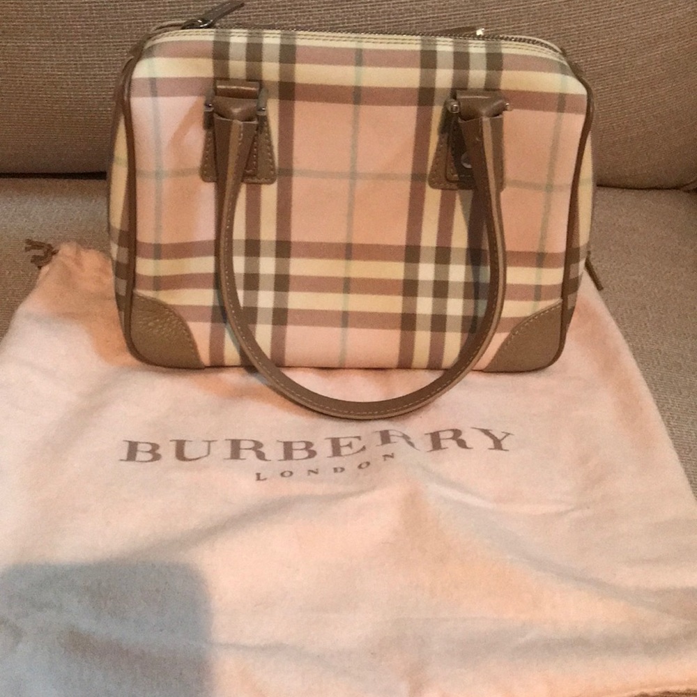 Authentic Burberry Pink handbag